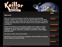 Tablet Screenshot of keillorfilm.com